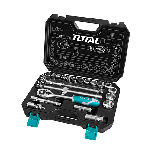 Socket-set-25-p.jpg Socket set 1/2'' 25 Pcs - Image 1